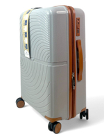 Средний чемодан Bon-Voyage PP Wave, Светло-серый, M