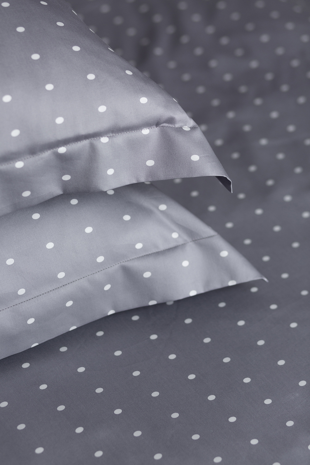 Постельное белье 150 200 серое в точку BLANKET купить