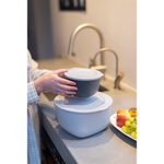 Контейнер для хранения connect, organic, 4 л, серый