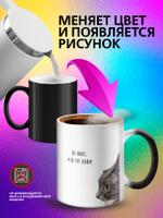 Кружка хамелеон с приколом "Directed by ROBERT B. WEIDE"