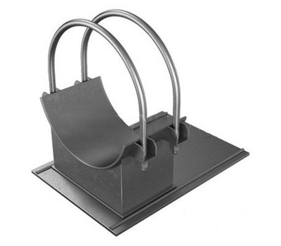 Опора скользящая и неподвижная с хомутом 560 мм 530У-51 ОСТ 34-10-619-93