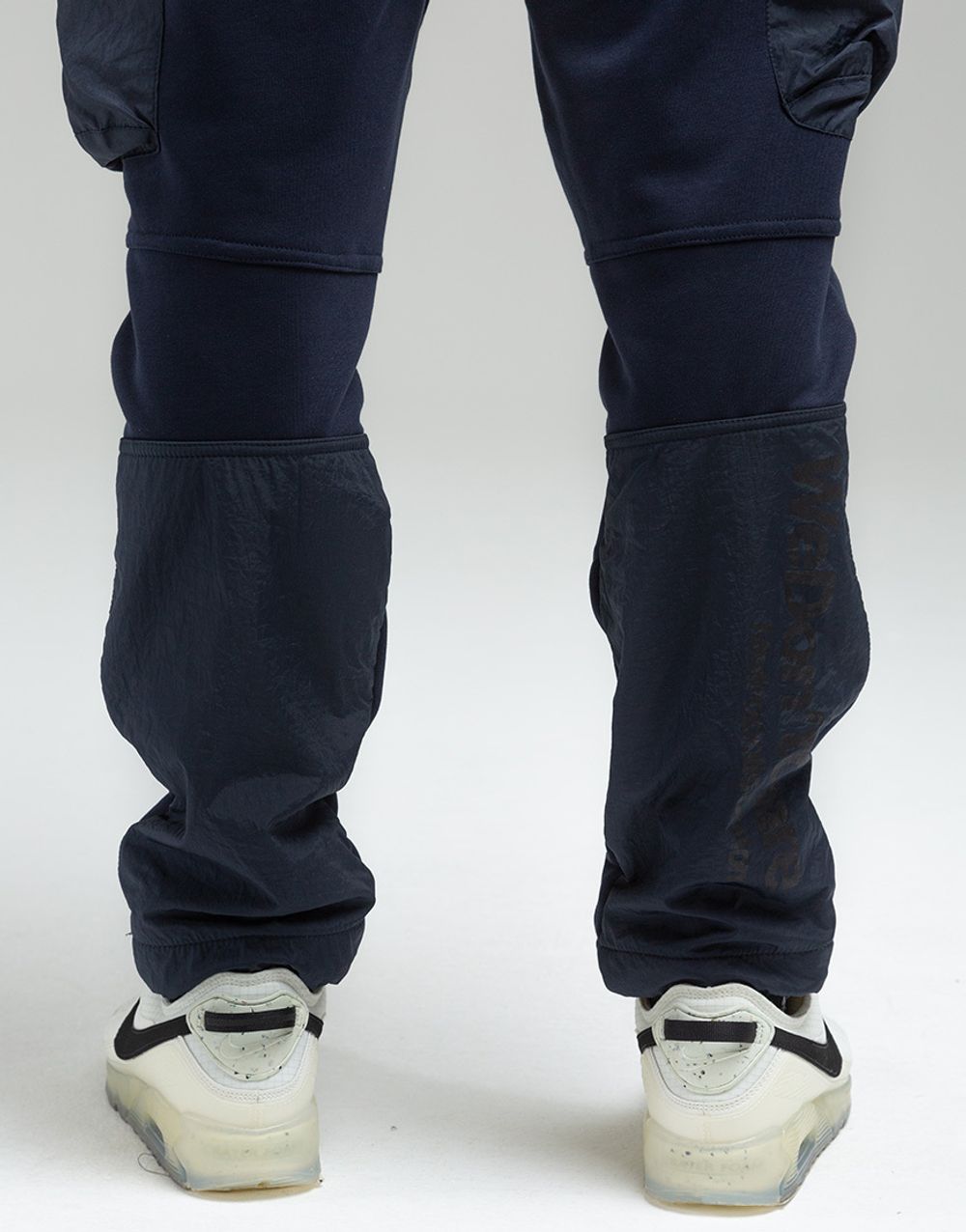 Спортивные Штаны We Don’t Care Nylon Trim Cargo Sweatpants Navy