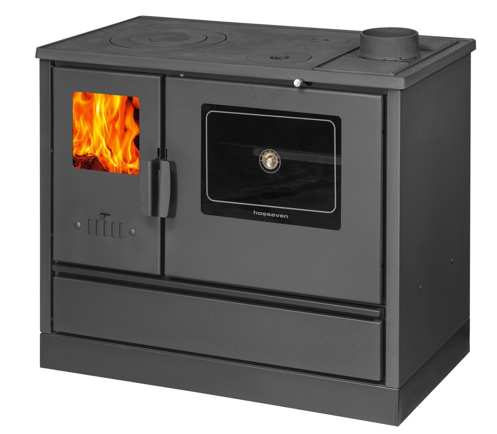 Печь отопительно-варочная со встроенной духовкой Hosseven 4020