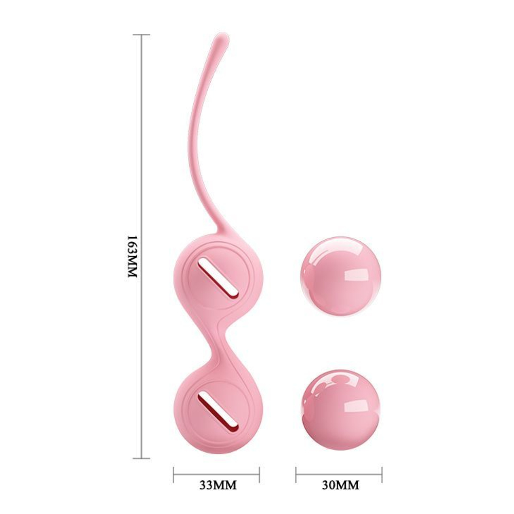 Вагинальные шарики Pretty Love Kegel Tighten UP I, силиконовые
