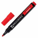 Маркер перманентный 3.0мм, Brauberg Contract, красный