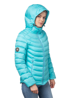 Куртка женская HISPO Лив, цвет: бирюзовый, AW22-2-001/1, р. XS (42)