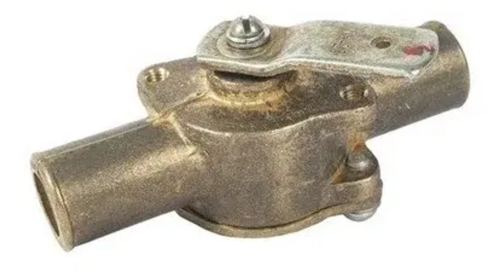 Кран отопителя н/о а/м МАЗ (на 2 выхода, прямоточный, бронза) МАРК