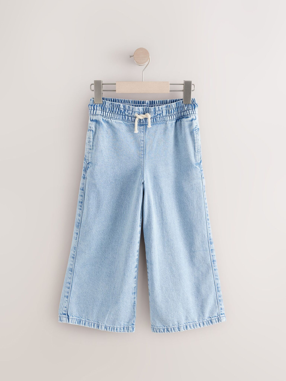 Джинсы широкие для девочки Next E29-123, Голубой