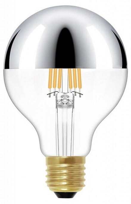 Лампа светодиодная Loft it Edison Bulb E27 6Вт 2700K G80LED Chrome