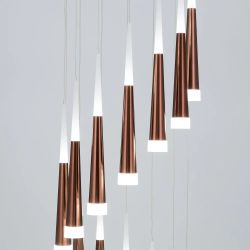 Citilux Вегас CL227143 LED Люстра каскадная Коричневая