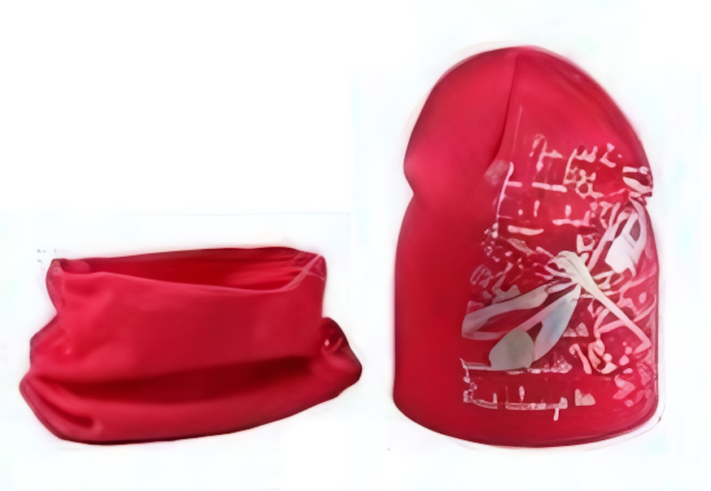 Комплект для девочки (шапка + шарф-снуд) р.46-48 (Мегашапка) 7961