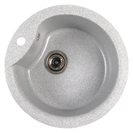 Мойкa ML-GMS101 СТАНДАРТ круглая, серый (310), 480 мм (глуб. чаши 190)