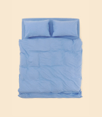 Наволочки (2 шт) - Melange Smoky Blue - 50x70