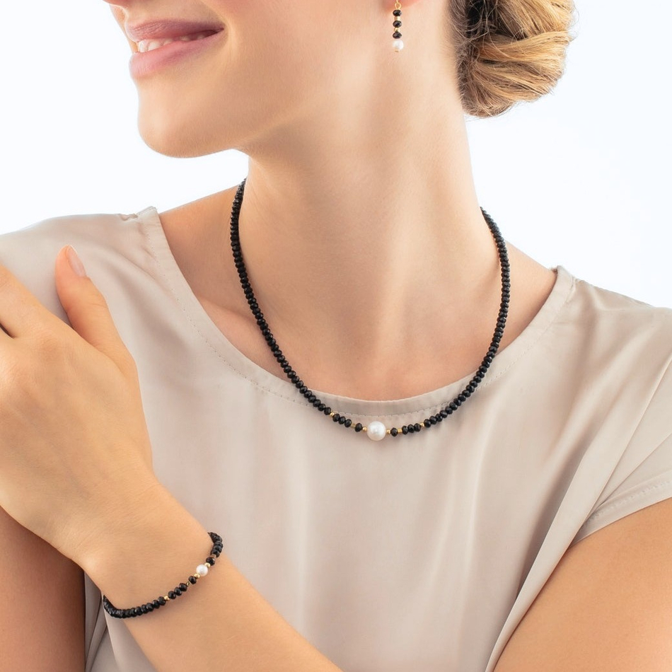 Колье Coeur de Lion Black-White 1131/10-1314