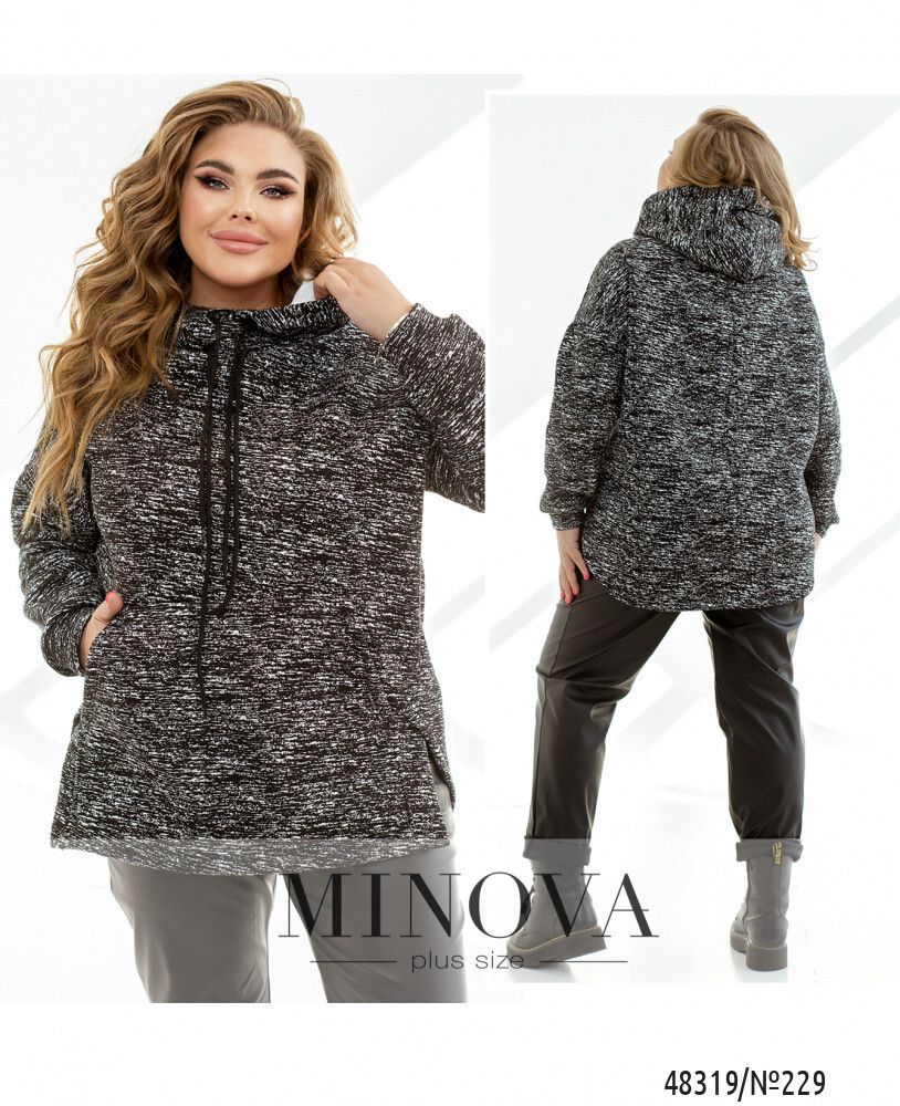 Худи 229-Черный Minova Худи 229-Черный Minova