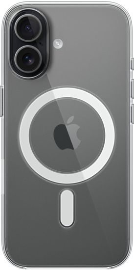 Чехол Apple для iPhone 17 Clear MagSafe, прозрачный