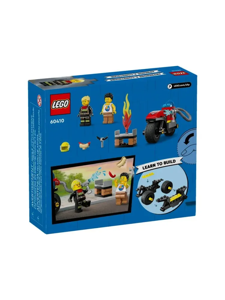 Конструктор City 60410 Пожарно-спасательный мотоцикл