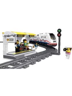 Конструктор Сити Скоростной поезд 1300 деталей