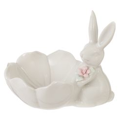 GAEM Конфетница "Заяц", L15 W11,5 H13 см