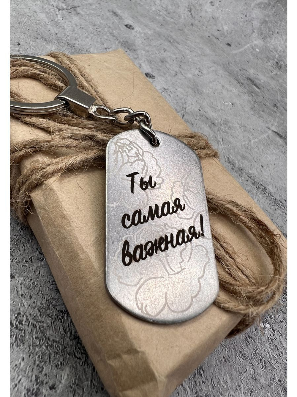 Брелок для ключей жетон