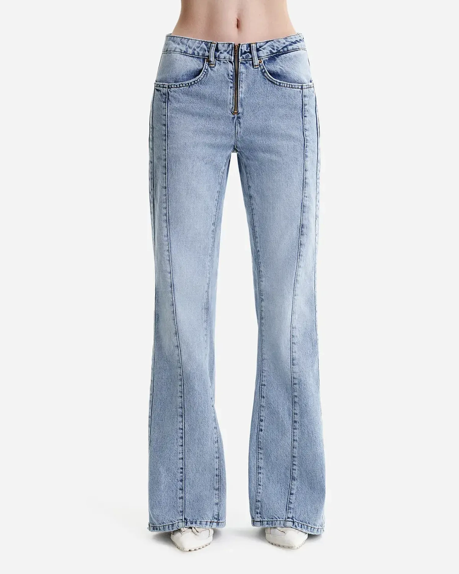 Джинсы клеш