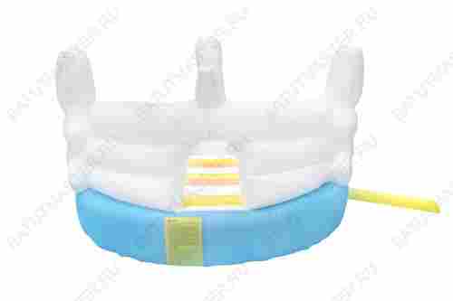 Батут для дачи "Волшебный лебедь" 4,0*3,2*2,45м