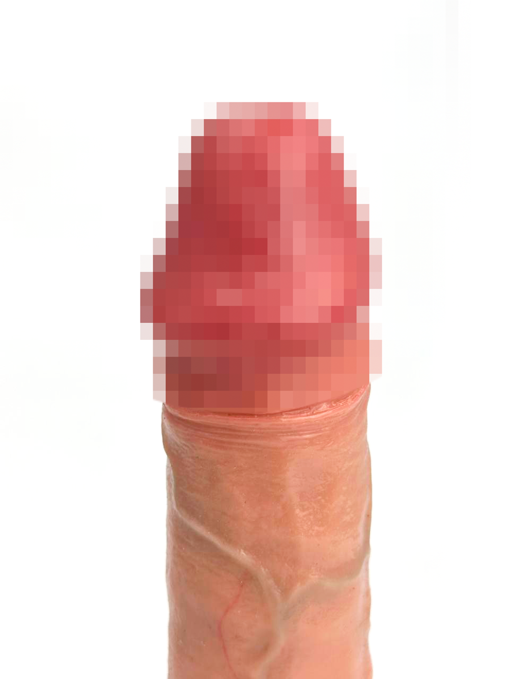 Насадка для увеличения члена в форме фаллоимитатора Sleeve №2 SGAN 3.8X14.7, телесный (2.9 внутренний диаметр)