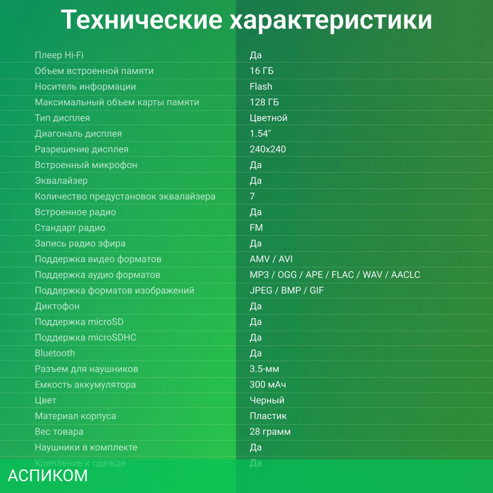 Hi-Fi плеер Digma Z5 BT 16Gb черный