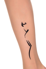 CONTE FEMME Колготки женские с тату-рисунком