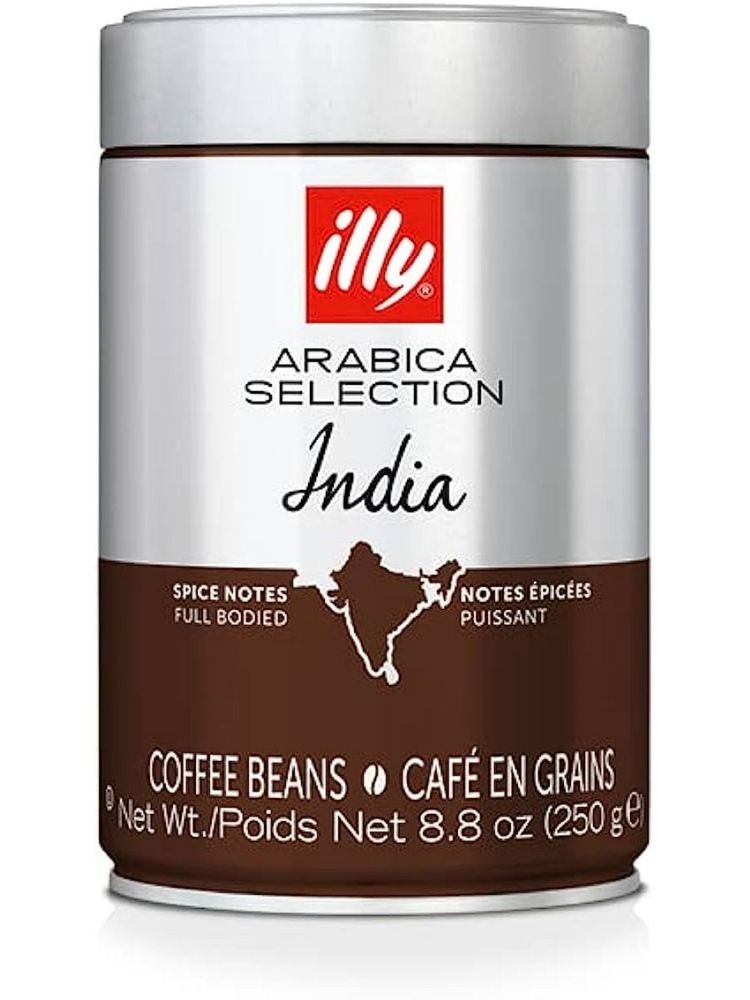 Кофе в зернах ILLY India Индия 250 г 4 шт