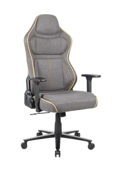 Офисное кресло Chairman CH31 темно серый с желтым кантом