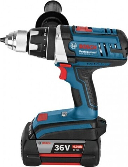 Аккумуляторный шуруповерт BOSCH GSR 36 VE-2-LI 06019C0100 2х4,0 Ач