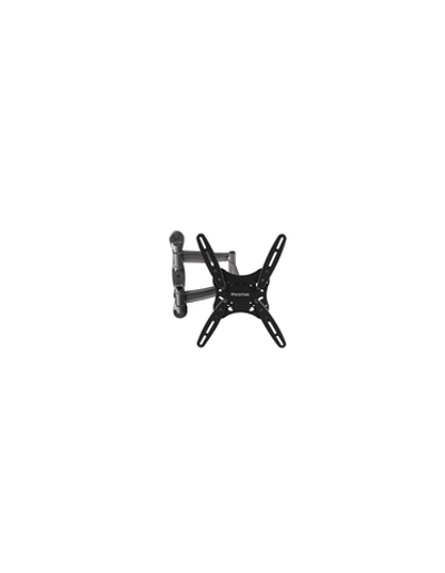 Kromax TECHNO-5 grey, Кр. алюм. наст. для TV 15"-55", max 35 кг, 5 ст св., нак. 15°, пов. 180°, от ст. 87-497 мм, max VESA 400x400 мм.