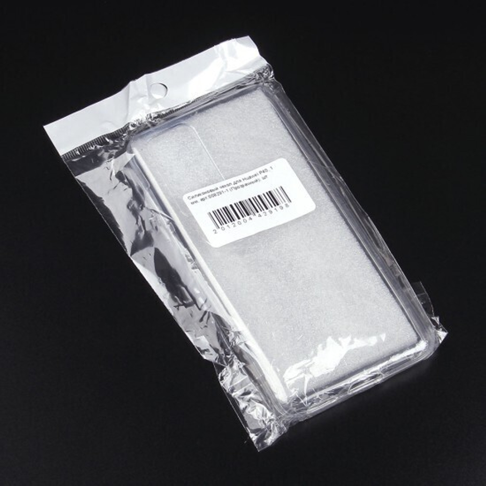 Силиконовый чехол для Huawei P40, 1 мм, 008291-1 Прозрачный