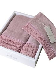 Набор полотенец ROSA РОСА  сухая роза 3пр 30х50 50х100 и 70х140 Maison Dor Турция