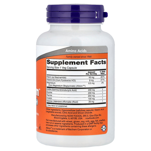NOW Foods, True Calm™, успокоительная добавка, 90 растительных капсул