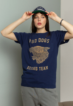 Футболка Bowery NYC "Mad Dogs" Vintage Mood Indigo