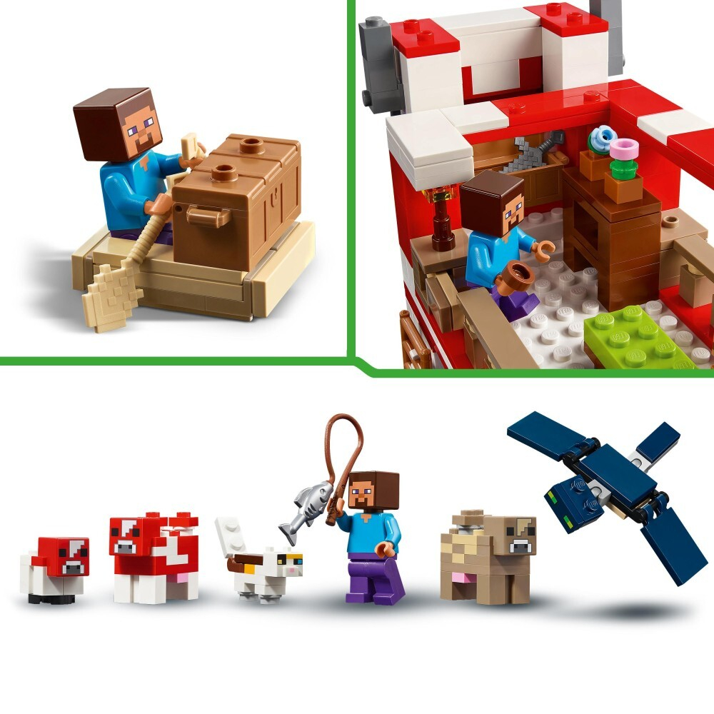 LEGO Minecraft - Дом грибной коровы 21270
