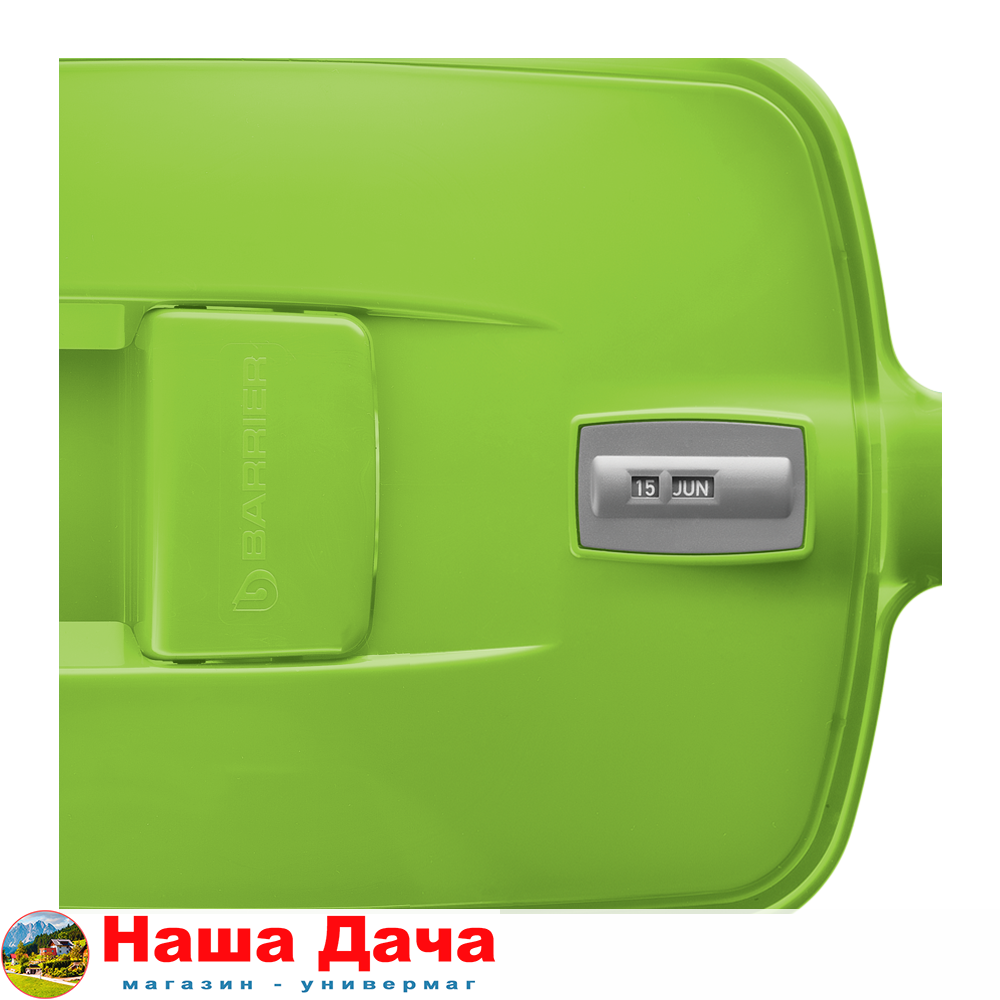 Кувшин-фильтр для воды Барьер &quot;Прайм&quot; зеленое яблоко, с картриджем, 4,2л, индикатор механический
