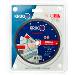 Диск алмазный Турбо ТF по керамике KRUGO MASTER 230х2,0х22,23х10mm, 81022300233