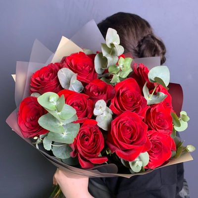 Букет "Эфи" (роза красная )