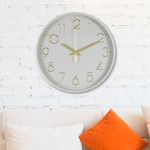 Часы настенные круглые d30см "Классика", корпус оливковый