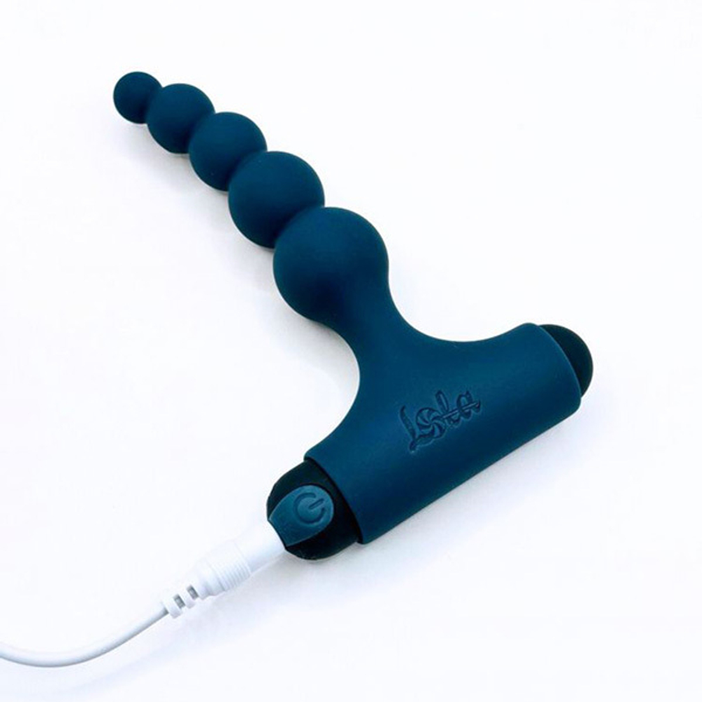 Бирюзовая анальная вибропробка с перезаряжаемой вибропулей 12,1см Lola Games Spice It Up New Edition Splendor 2.0 8017-05lola