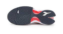 Теннисные кроссовки Diadora Finale AG - white/blue corsair/fiery red