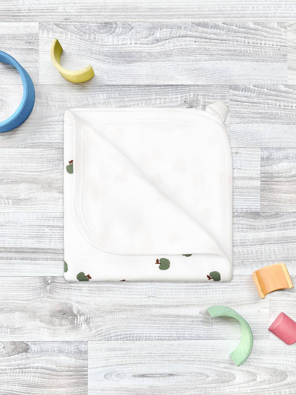 Двусторонний плед Mjölk Яблочки, уценка