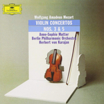 Anne-Sophie Mutter, Berlin Philharmonic, Herbert von Karajan / Mozart: Violin Concertos No. 3 & No. 5 (LP)