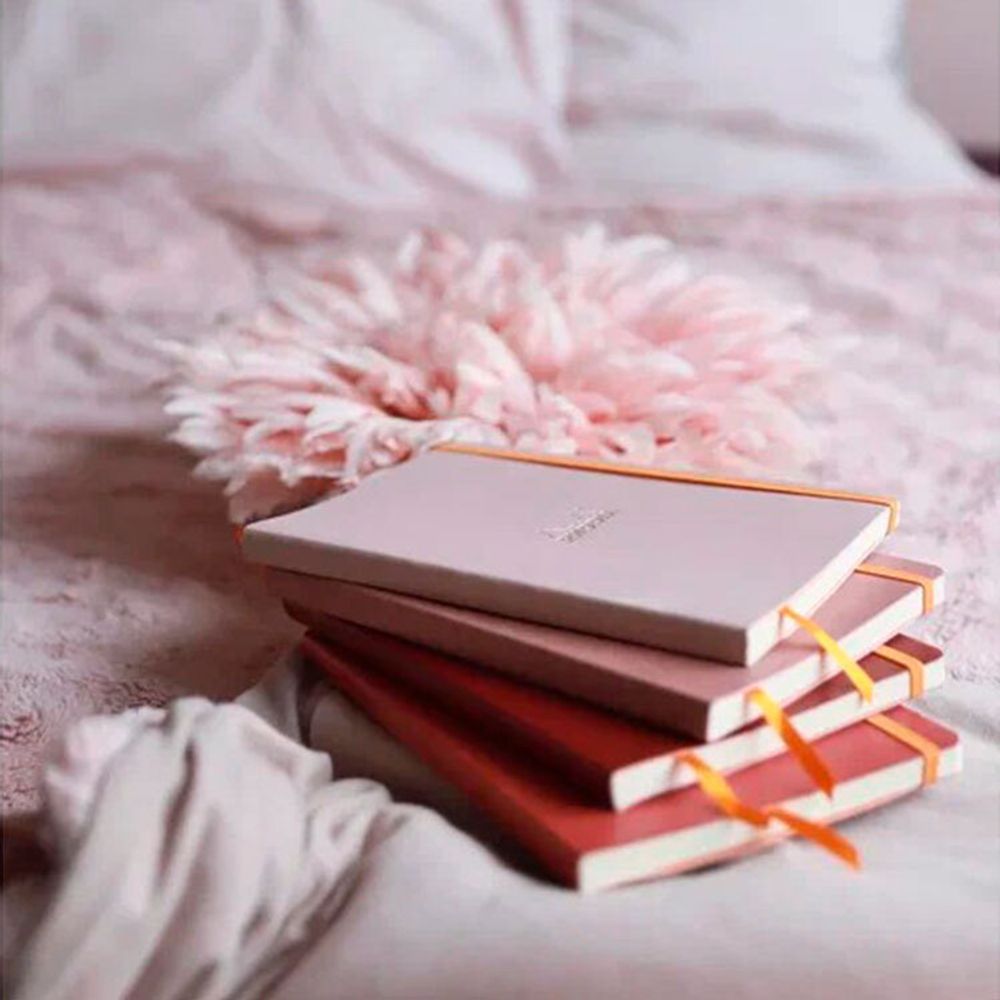 Записная книжка Rhodiarama в мягкой обложке A5 в точку 90 гр Rose smoke Пыльная роза (117439C) 3