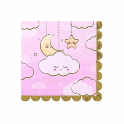 Салфетки Детские Грезы розовые 6шт