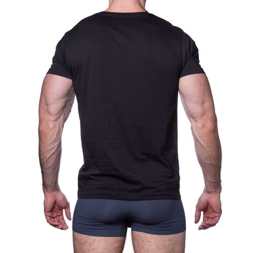 Мужская футболка черная Sergio Dallini SDT750-2