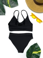 купальник для бассейна спортивный 3 в 1 топ и парео